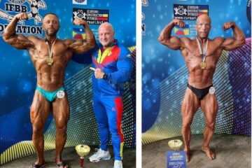 Dorel Toma și Radu Petenghea, medaliați cu aur la Cupa României la culturism și fitness