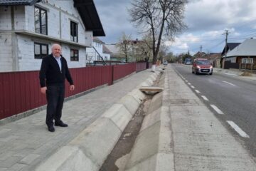 Primarul Ion Cotoară: „Am decis să facem un efort de la bugetul local în principal pentru siguranța circulației și siguranța locuitorilor comunei noastre”