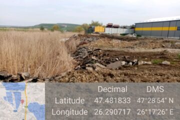Deșeuri îngropate și abandonate în zona Acumulării Pocoleni