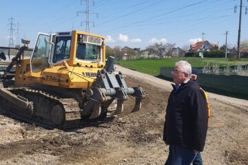 Ritm bun de lucru la ruta alternativă Suceava - Ipotești, care va facilita accesul și pentru cei din cartierul Europa, amenajat de Primăria Suceava