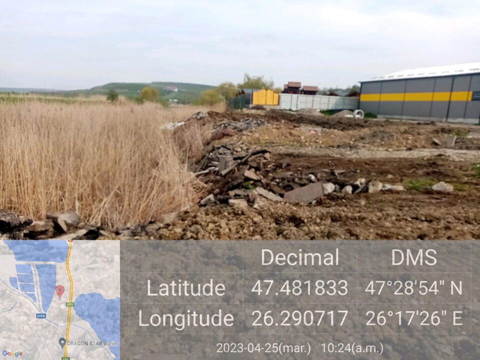 Deșeuri îngropate și abandonate în zona Acumulării Pocoleni