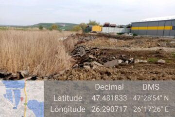 Deșeuri îngropate și abandonate în zona Acumulării Pocoleni