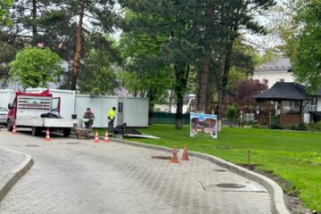 Organizarea șantierului pentru noua secție Oncologie