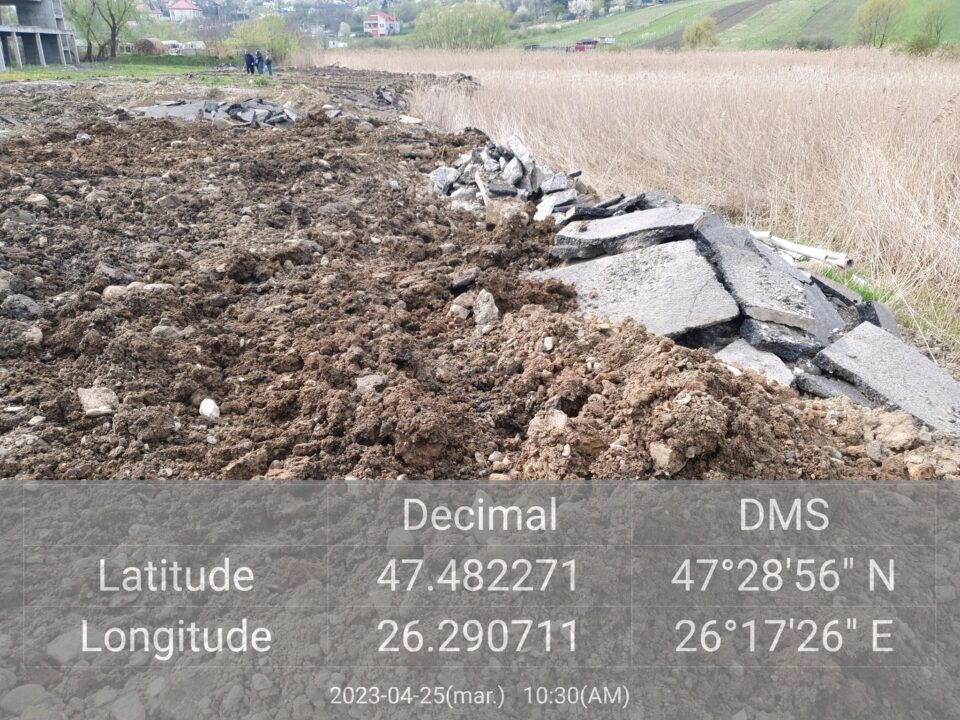 Deșeuri din constructii, abandonate in dispreț față de lege