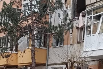 Blocul afectat de explozia din decembrie 2022