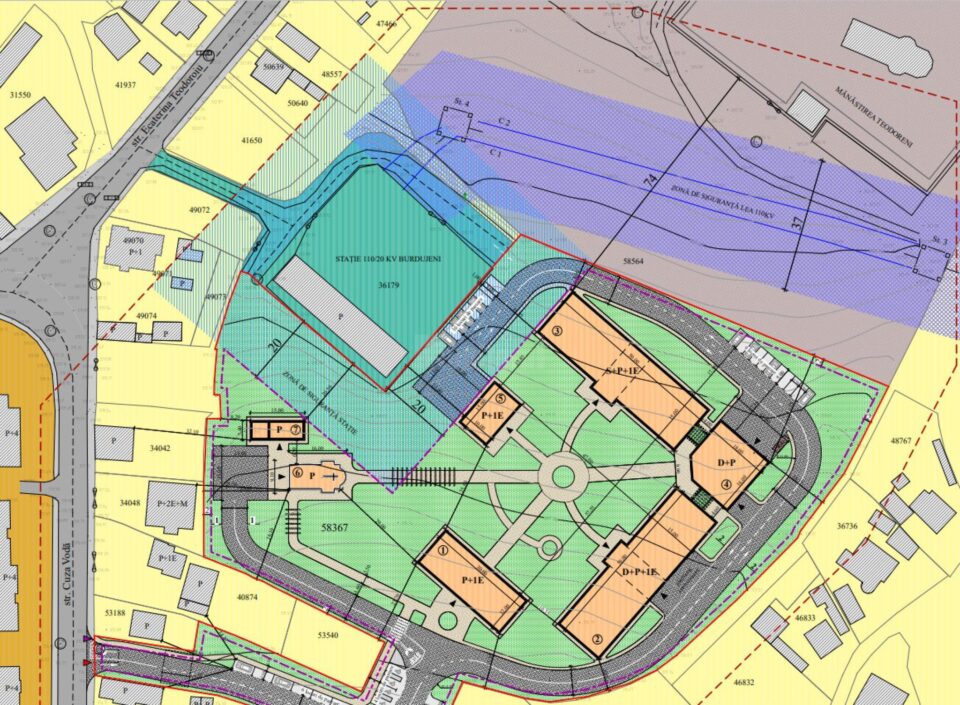 Planurile de realizare a unui complex de îngrijire a bătrânilor, pe un teren de peste 17.000 mp, lângă Mănăstirea Teodoreni