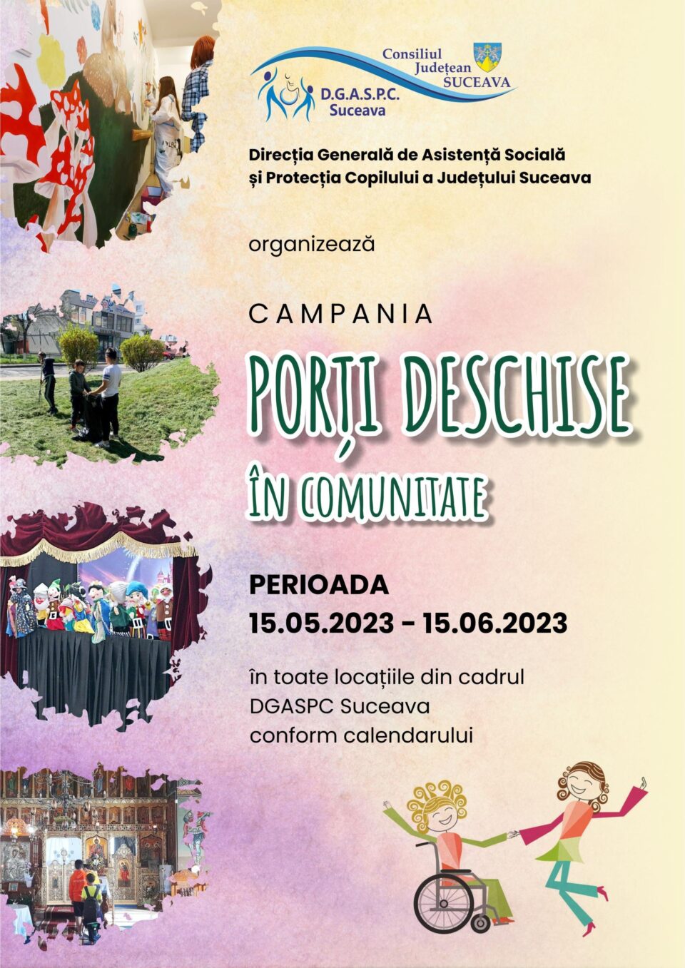 La Suceava a debutat Campania „Porți deschise în comunitate”, organizată de Protecția Copilului La Suceava a debutat Campania „Porți deschise în comunitate”, organizată de Protecția Copilului