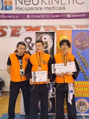 Patru fălticeneni au obținut medalii la Campionatul Național de Qwan Qi Do