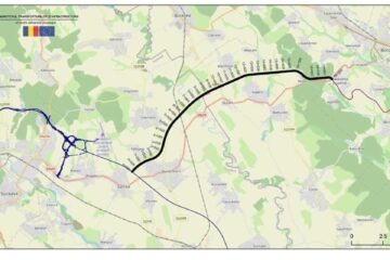 Harta drumului expres pe patru benzi Suceava – Botoșani