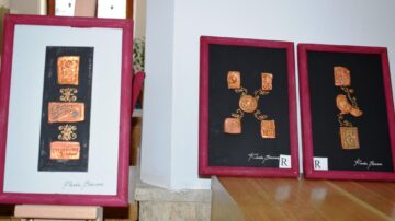 Artistul plastic Radu Bercea a vernisat la Fălticeni expoziția „Altfel”
