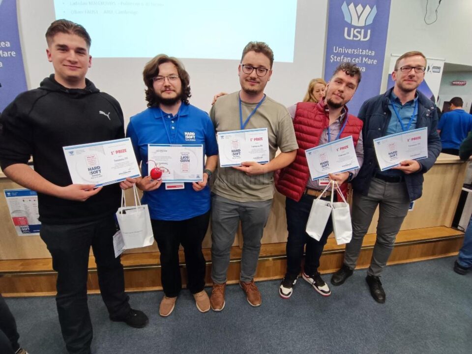Echipa Timișoara 2 (ETC), câștigătoarea Concursului International Hard&Soft 2023 de la USV