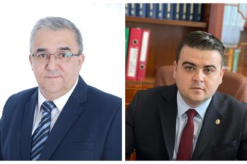 Subprefectul Florin Sinescu și deputatul Gheorghe Șoldan