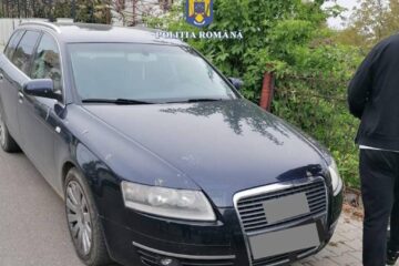 Autoturism ridicat pentru contrabandă