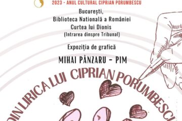 Expoziția de grafică „Din Lirica lui Ciprian Porumbescu”, semnată de Mihai Pânzaru PIM, la București