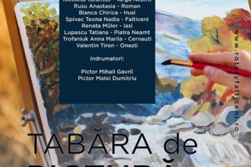 Tabără de pictură organizată la Fălticeni de Rotary Club