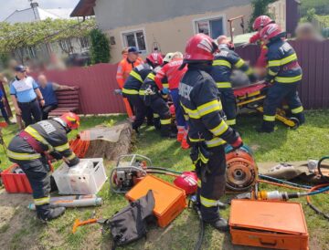 Accidentul a avut loc la Boroaia