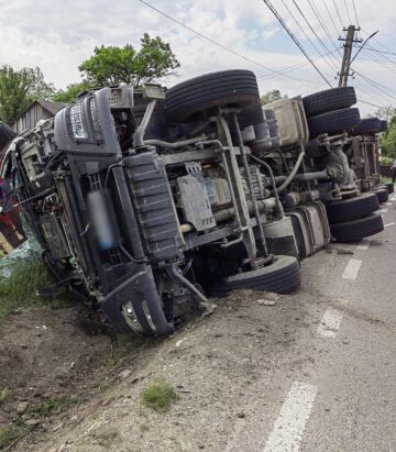 Accidentul a avut loc la Boroaia