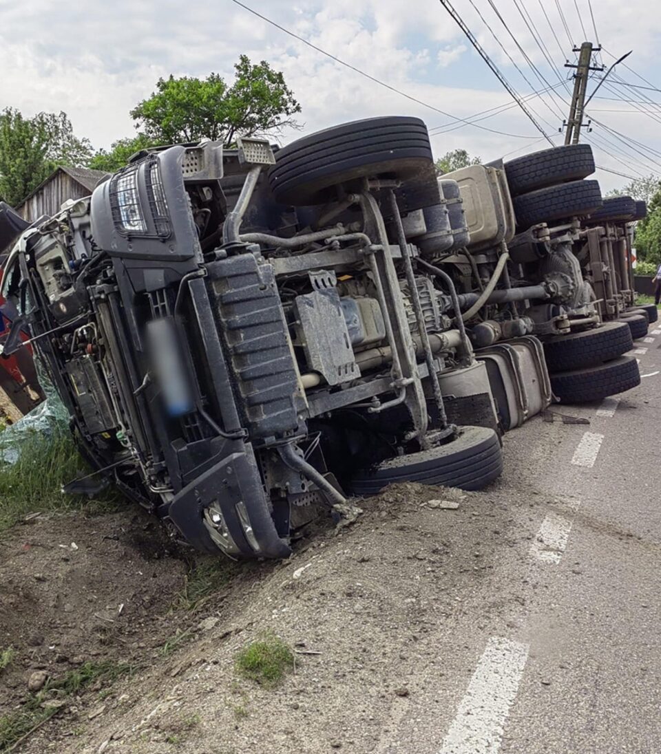 Accidentul a avut loc la Boroaia