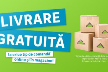 Beneficii exclusive pentru clienții Leroy Merlin: Livrare gratuită și vouchere cadou la achiziții online sau din magazine