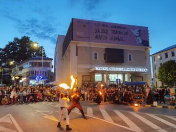 Spectacol cu foc în centrul Sucevei, premieră și pentru Ordinul Solomonarilor