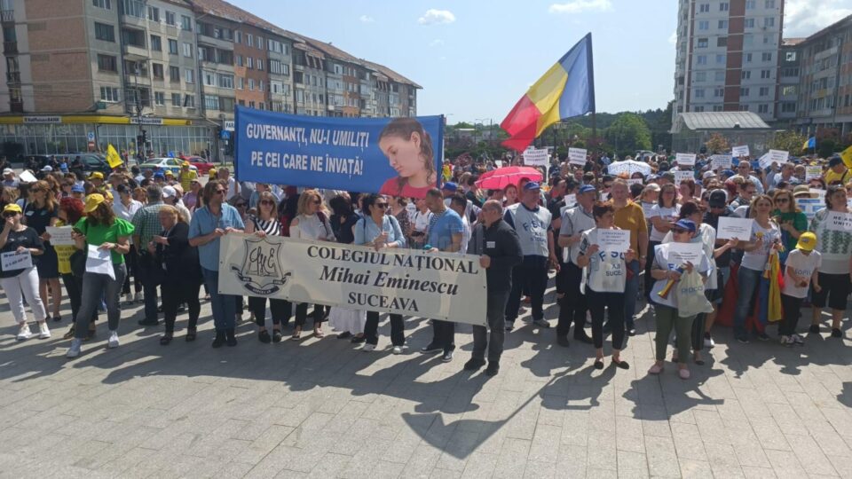 A treia zi de proteste în stradă la Suceava
