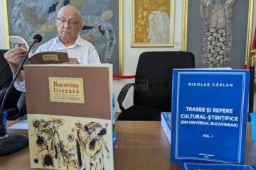Cunoscutul istoric și critic literar Nicolae Cârlan și-a lansat volumul „Trasee și repere cultural-științifice”, la Biblioteca Bucovinei