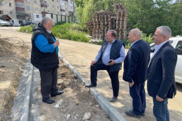 Gheorghe Flutur în vizită de lucru la Vatra Dornei