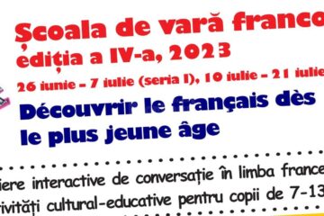 Au început înscrierile pentru Școala de vară francofonă, ediția a IV-a