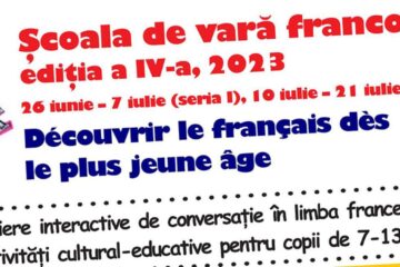 Au început înscrierile pentru Școala de vară francofonă, ediția a IV-a