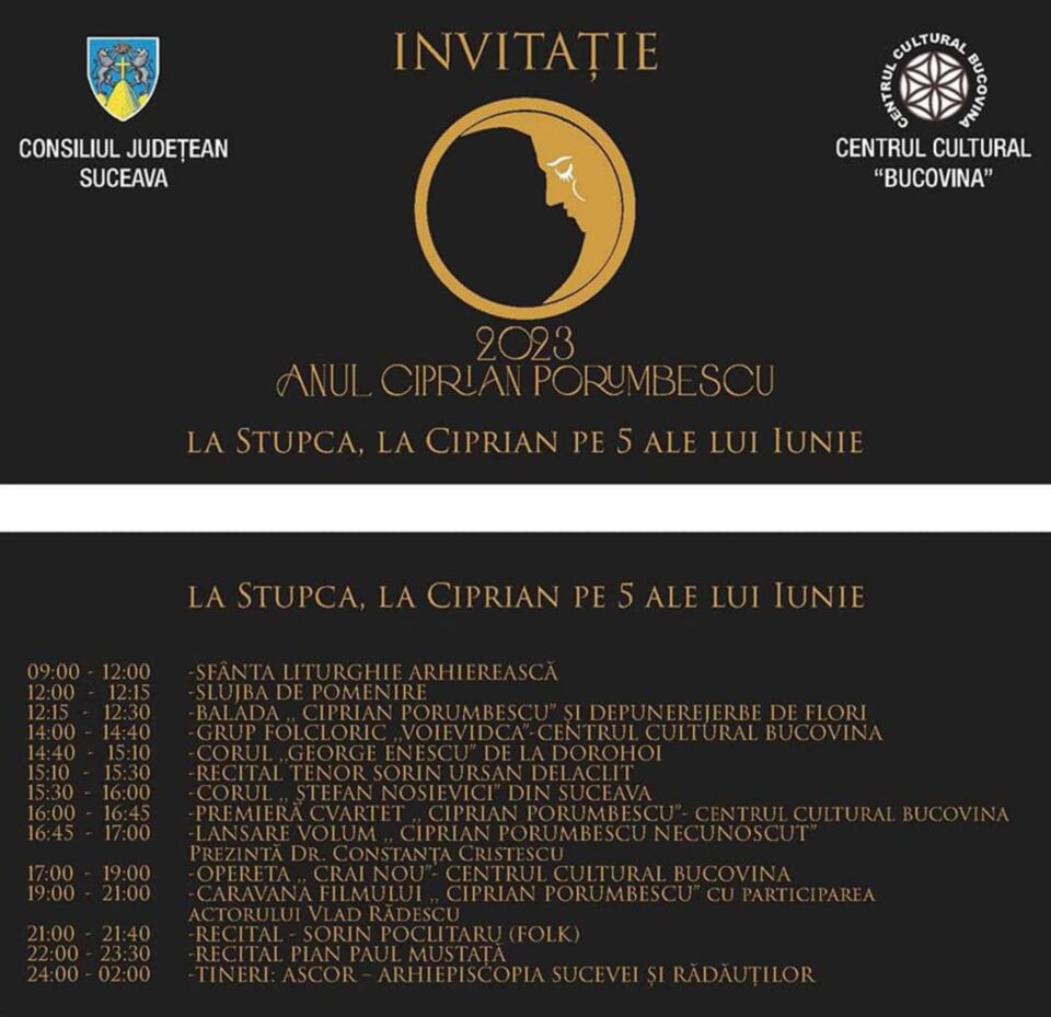 Opereta „Crai Nou”, folk, muzică clasică, populară și coruri renumite, luni, la Stupca, în semn de omagiu pentru Ciprian Porumbescu Opereta „Crai Nou”, folk, muzică clasică, populară și coruri renumite, luni, la Stupca, în semn de omagiu pentru Ciprian Porumbescu
