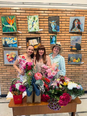 Zeci de copii și-au expus desenele la Galeria de Artă a USV, în cadrul acțiunii „Luna cireșelor”