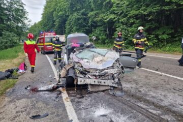 Imagine de coșmar la locul accidentului