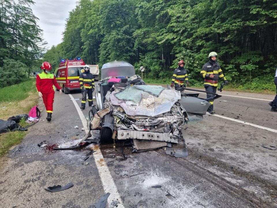 Imagine de coșmar la locul accidentului