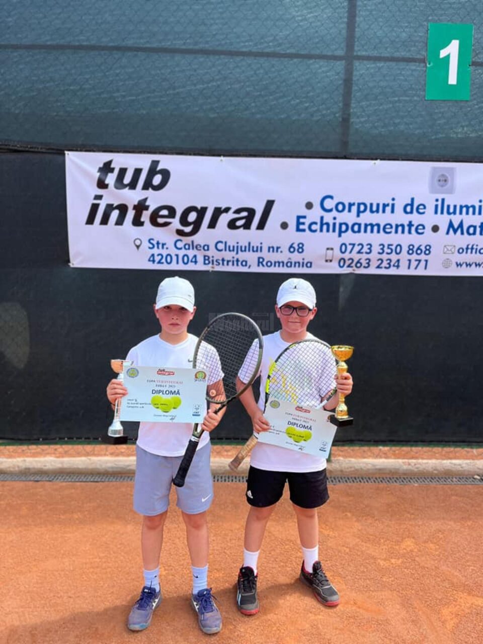 Patrick Toader Sasu si Robert Stefan Reiner au jucat finala turneului de la Bistrita