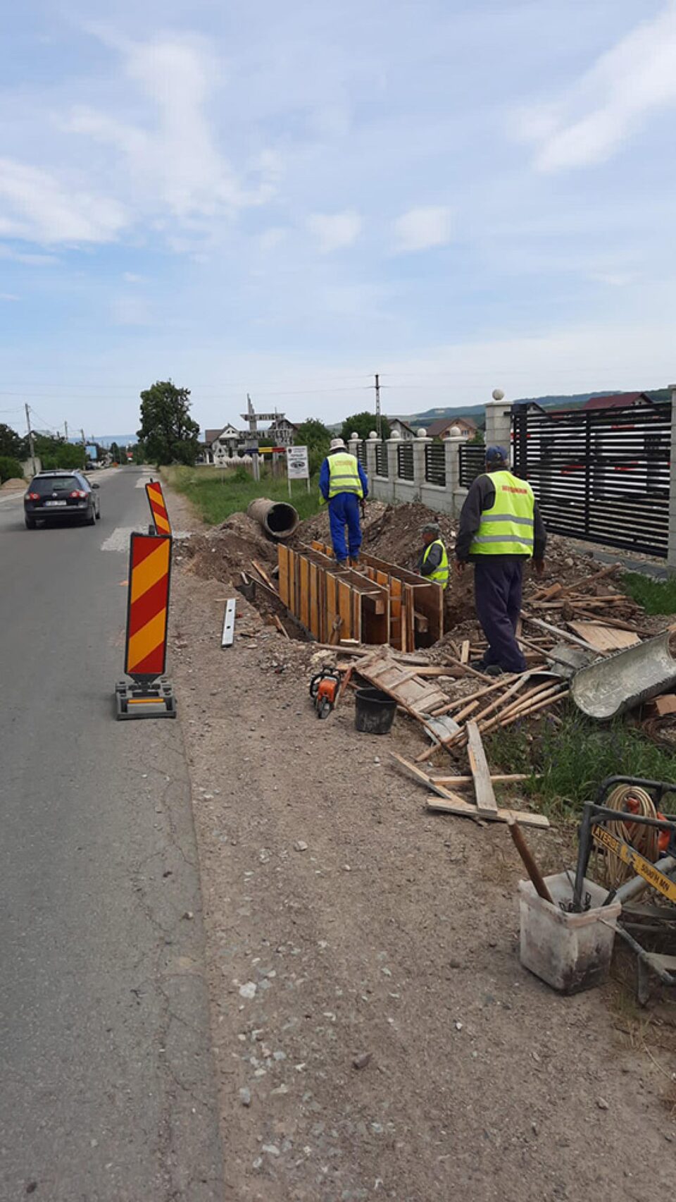 Imagini din aceste zile de pe șantierele deschise de Autotehnorom