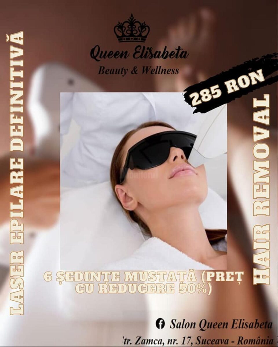Oferta verii la epilarea definitivă cu laser, la Salonul Queen Elisabeta
