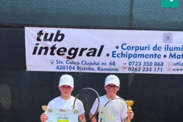 Patrick Toader Sasu și Robert Ștefan Reiner au jucat finala turneului de la Bistrița