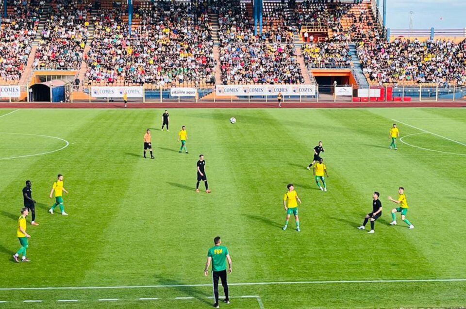Formația pregătită de Dorin Goian a fost învinsă cu 2-0 de echipa gazdă, Ceahlăul