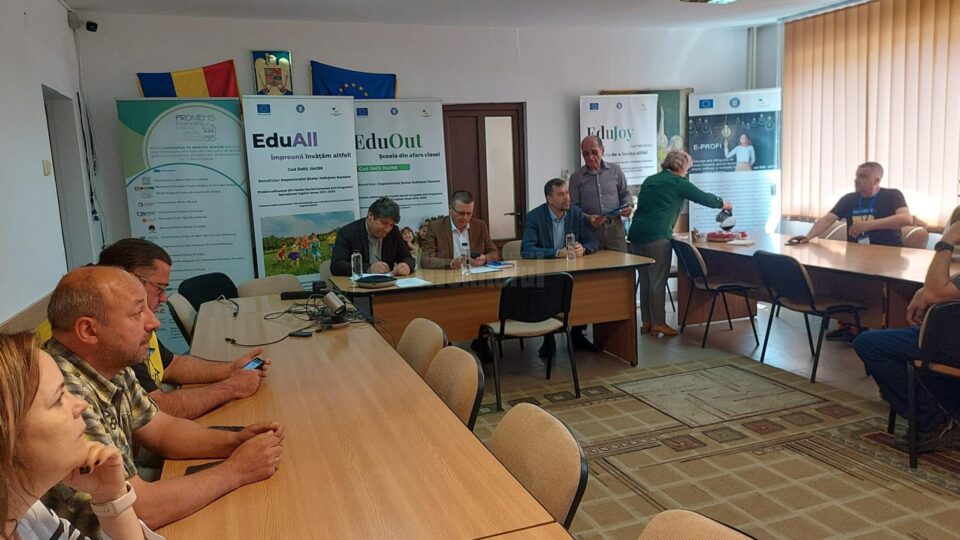 Discuții dintre conducerea IȘJ și delegația greviștilor