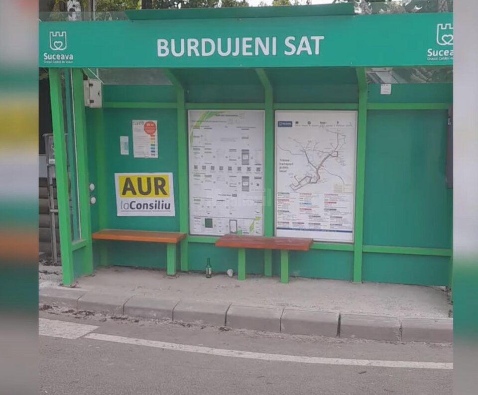 Pentru lipirea afișelor în stațiile TPL au fost aplicate opt sancțiuni, în valoare totală de 18.000 de lei