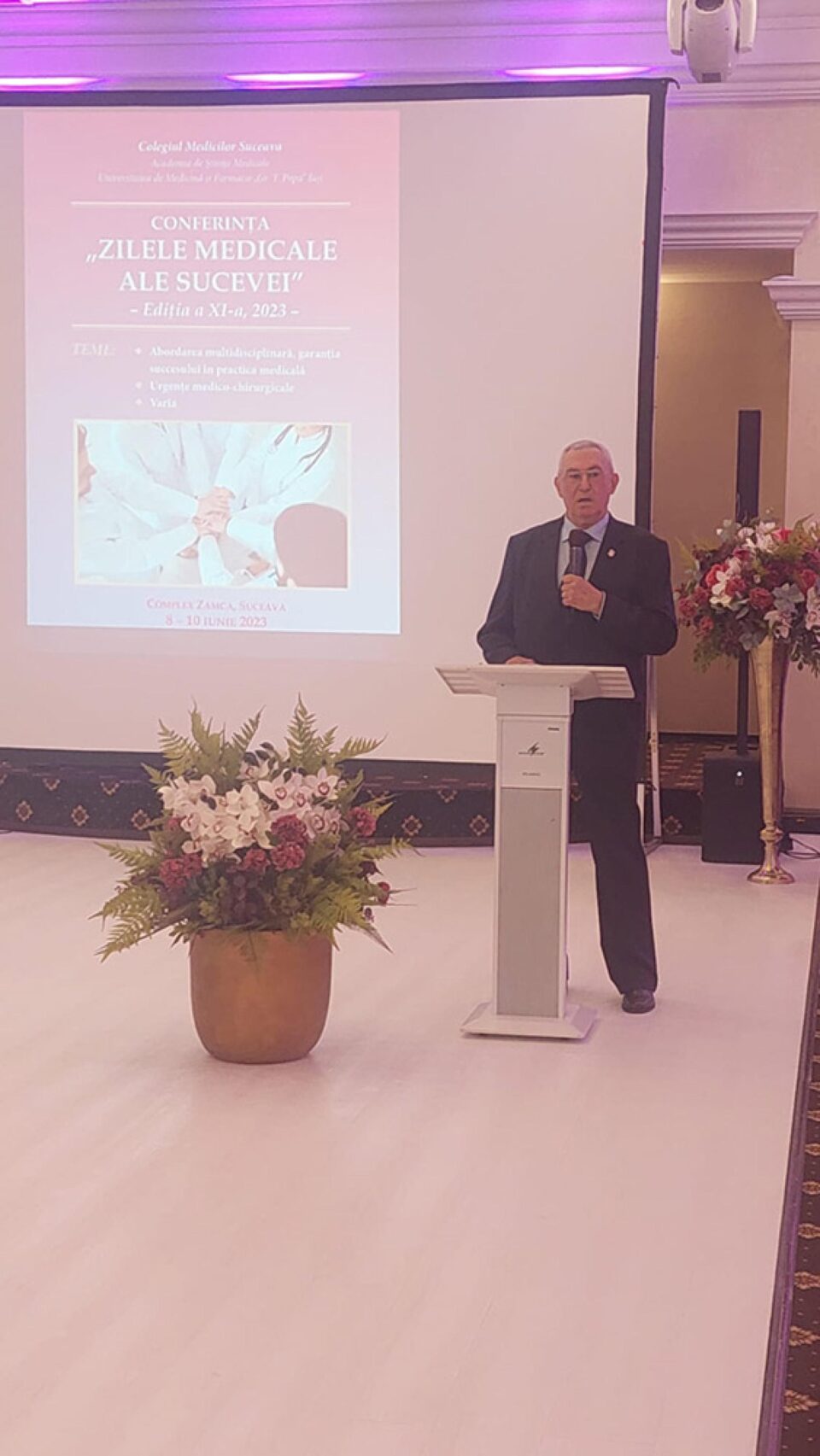 Președintele Colegiului Medicilor Suceava, dr. Sorin Hîncu