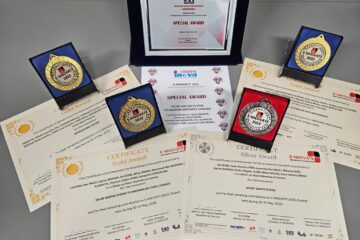 Diplome și medalii din portofoliul reprezentanților USV la salonul de inventică din Polonia