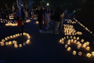 Mii de gulguțe au luminat aleile Parcului Central Suceava la „Festivalul Luminii”, ediția a X-a