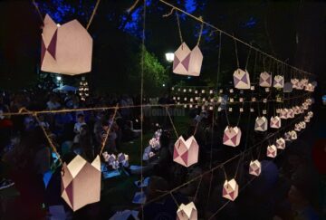 Mii de gulguțe au luminat aleile Parcului Central Suceava la „Festivalul Luminii”, ediția a X-a