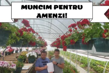 Dan Ursu, alături de fiul care era cu florile la vânzare în ziua în care a fost aplicată amenda