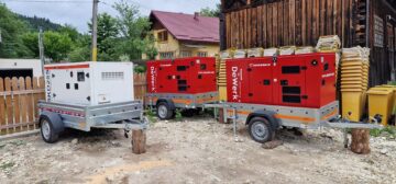 Generatoare curent achiziționate de Primăria Broșteni