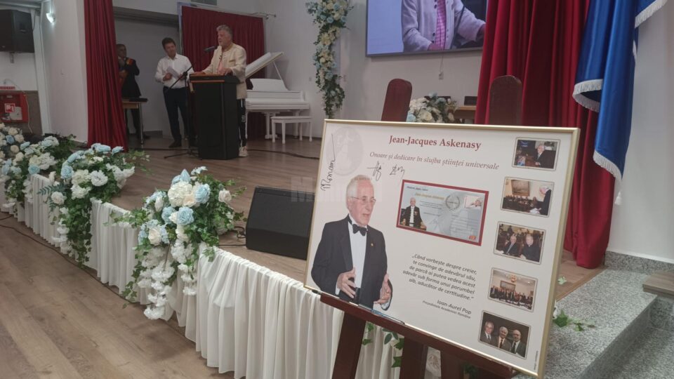 Marcă poștală dedicată academicianului din Israel Jean-Jacques Askenasy