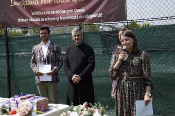 Cornel Manaz, Constantin Bobu și directoarea Loredana Solovăstru