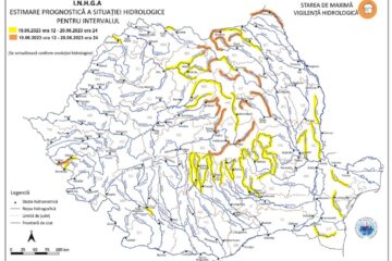Cod galben și portocaliu pe râurile din Suceava în perioada 19-20 iunie