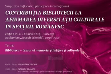 Afis Simpozion Biblioteca USV 2023